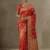Red Kanchipuram Semi Silk Saree with Parrot Design