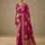 Rose Butta Georgette Crepe Silk Saree with Floral Weaving