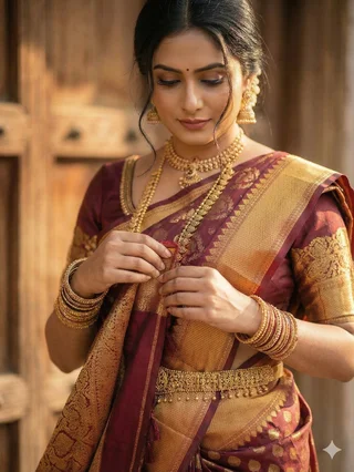 Kanchipuram Semi silk Sarees